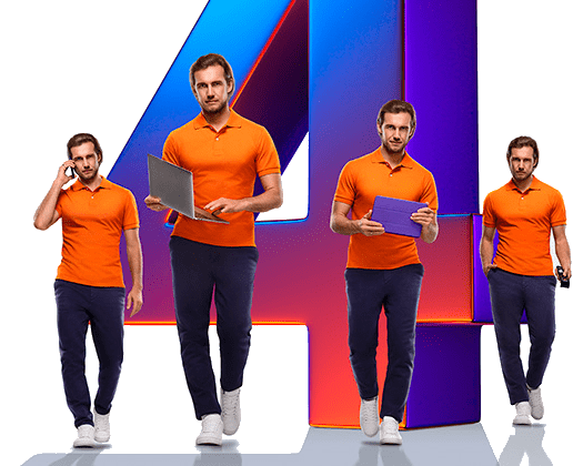 Великолепная четверка Ростелеком в&nbsp;село Степной Баджей (Красноярский край)